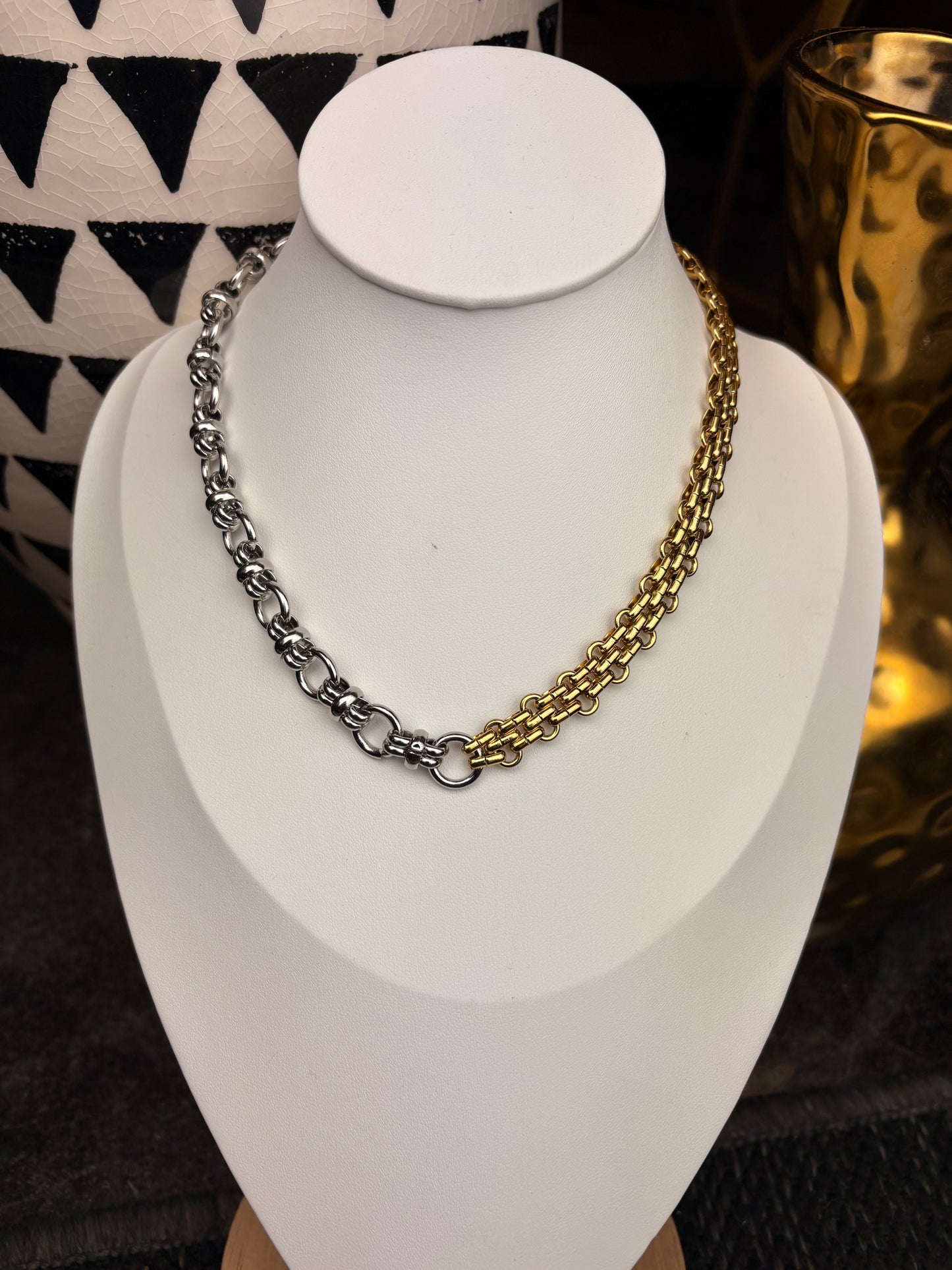 The Montana: Two Tone Necklace