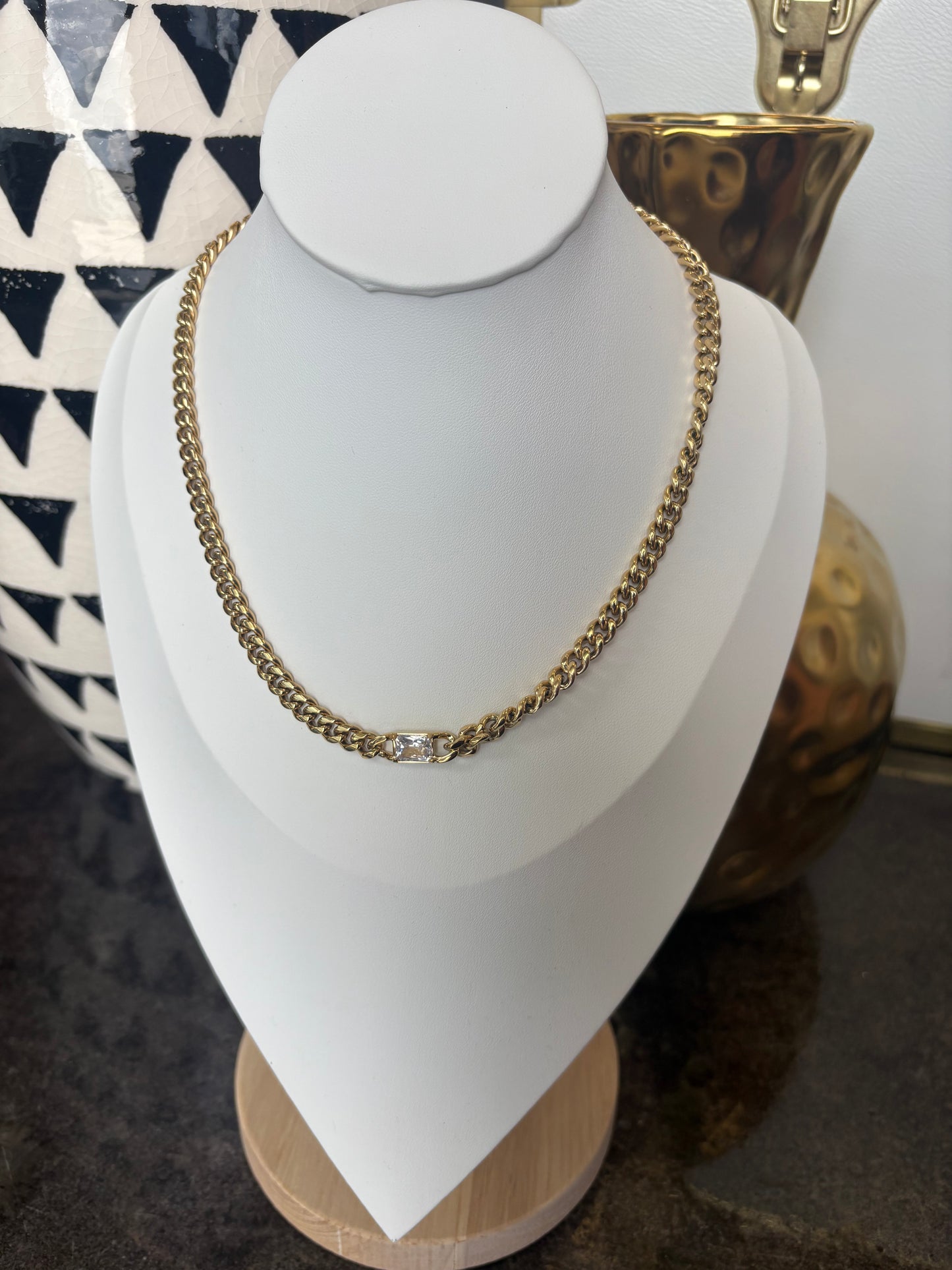 The Morgan : Gold Water Resistant Necklace