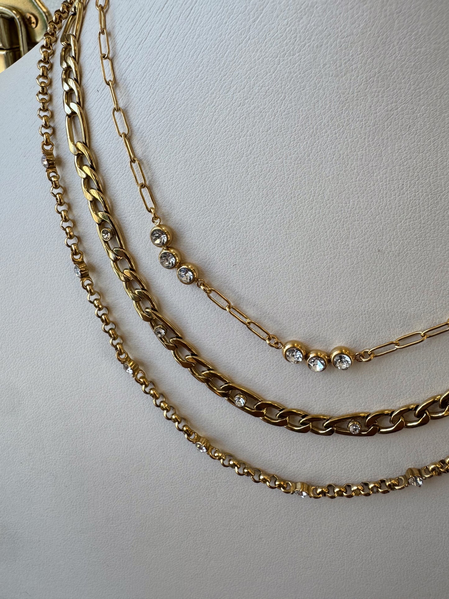The Dottie: Water Resistant Gold Necklace