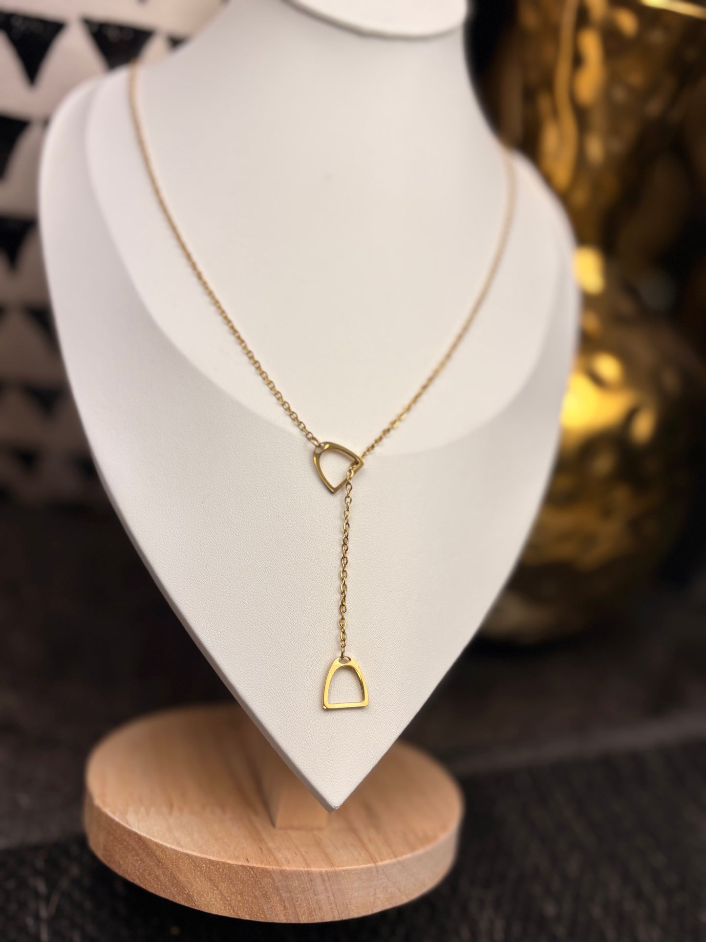 The Bronx : Gold Water Resistant Necklace
