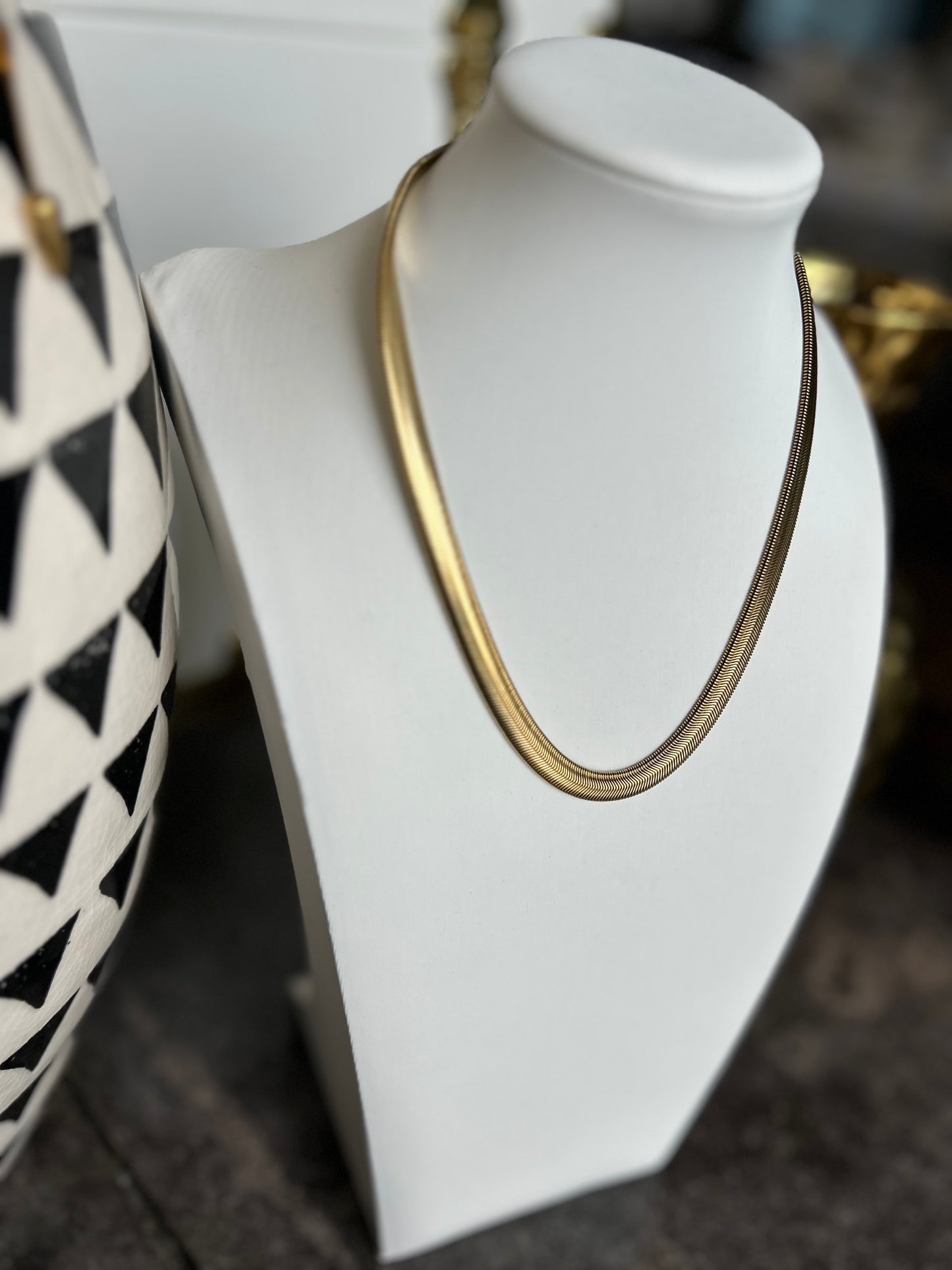 The Greer: Gold Water Resistant Necklace