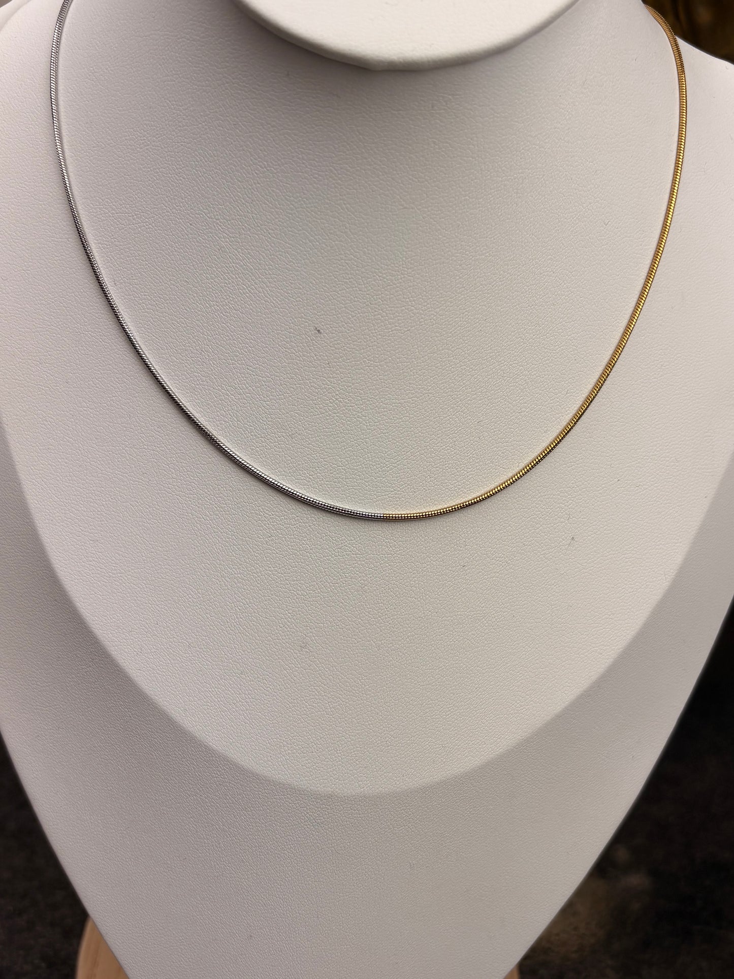 The Legend: Two Tone Water Resistant Necklace