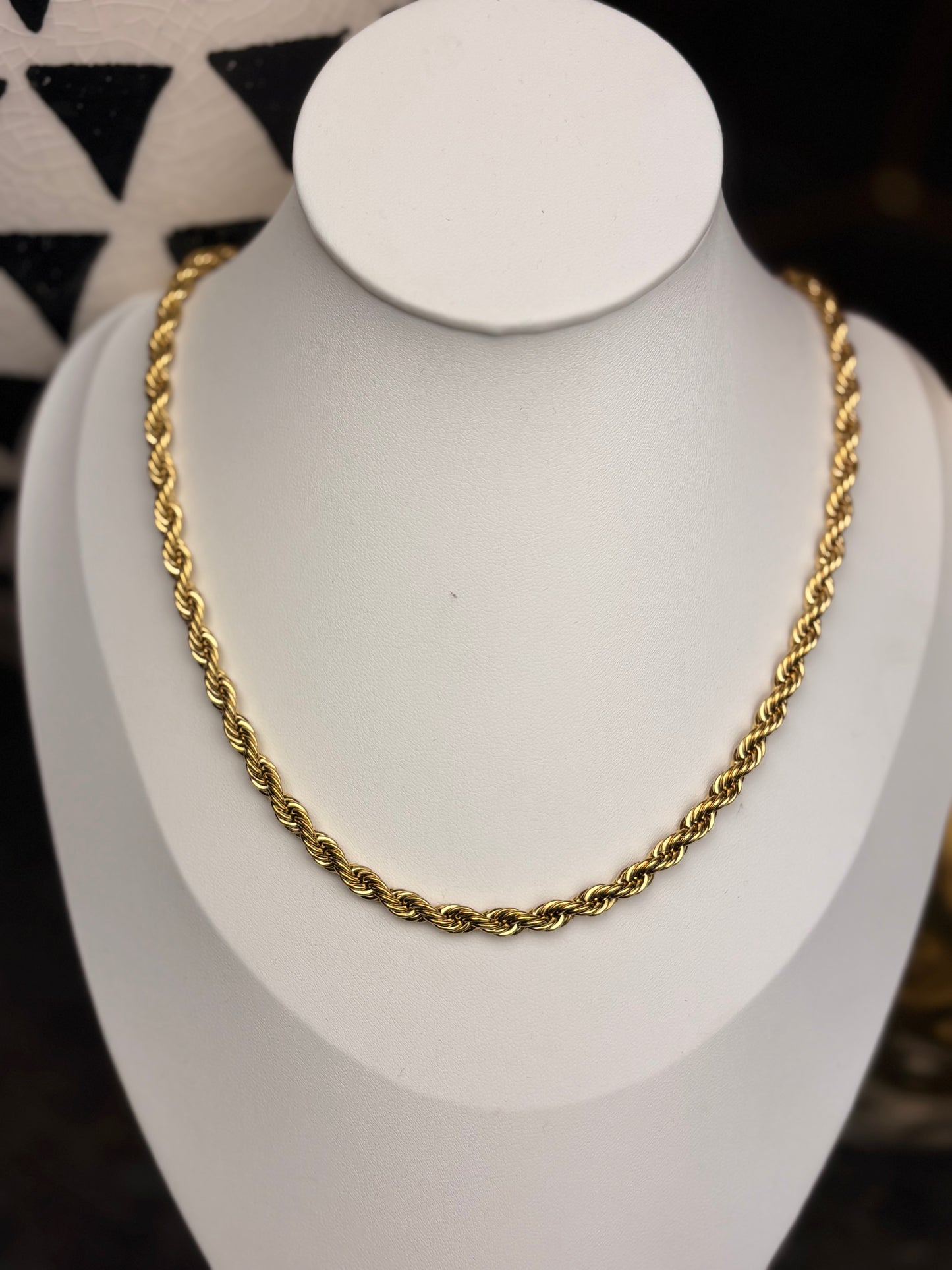 The Logan: Gold Water Resistant Necklace