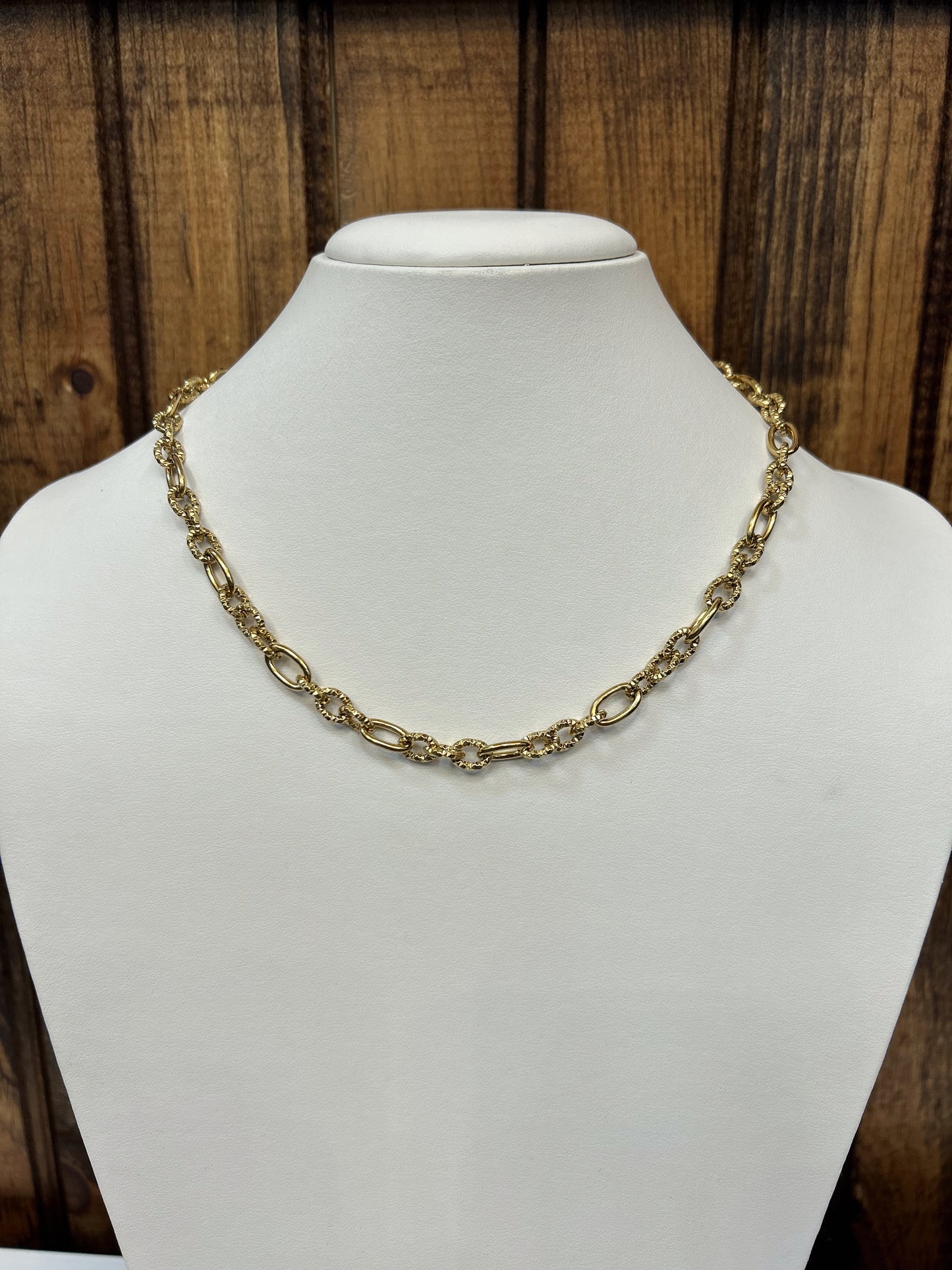 The Faye: Water Resistant Gold Necklace