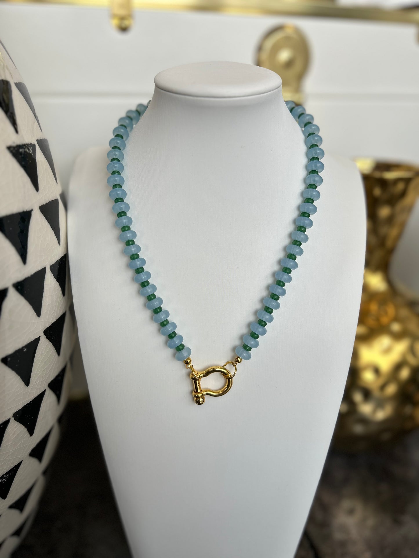 The Cora: Water Resistant Gold Necklace