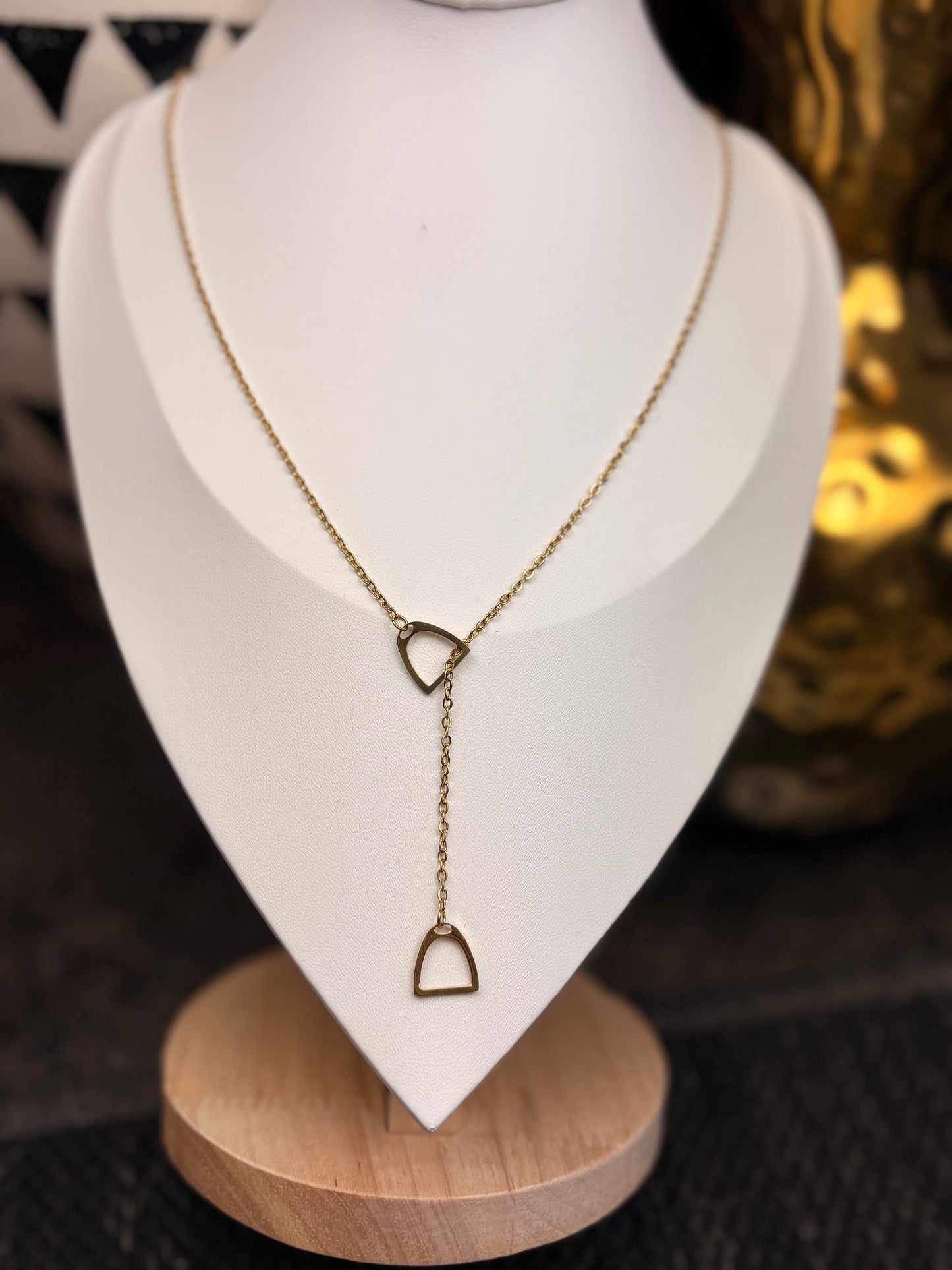 The Bronx : Gold Water Resistant Necklace