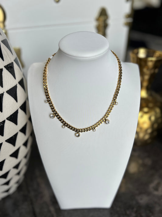 The RaeLynn: Water Resistant Gold Necklace