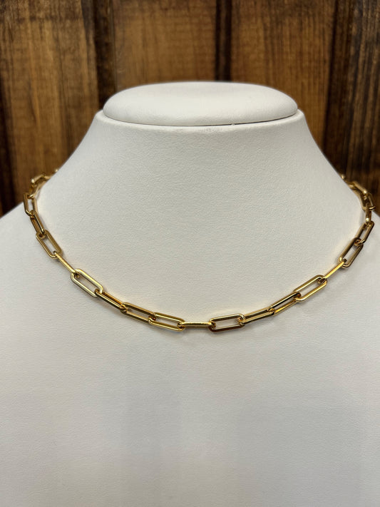 The Faith: Water Resistant Gold Necklace