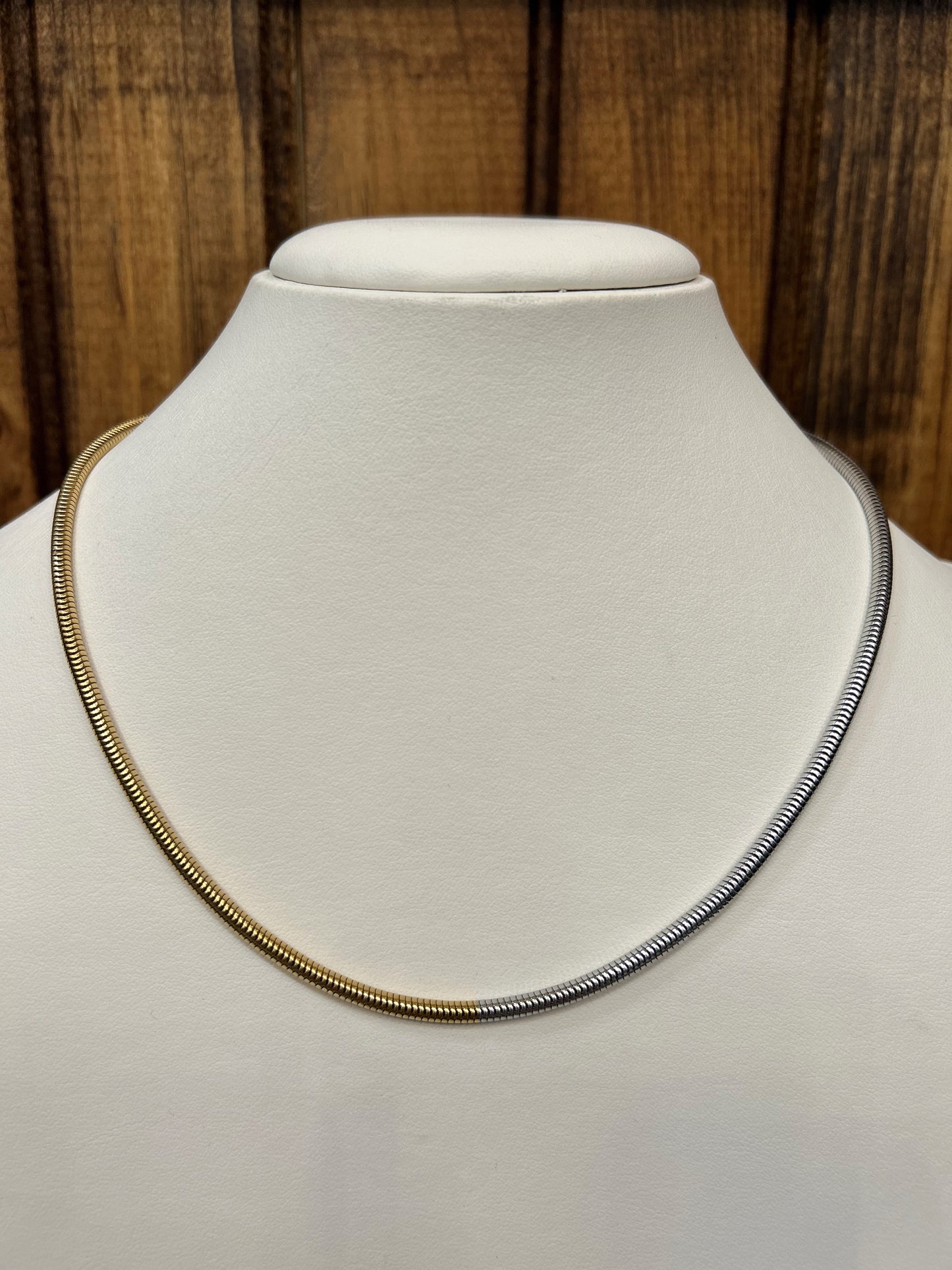The Baylor: Water Resistant Gold Necklace