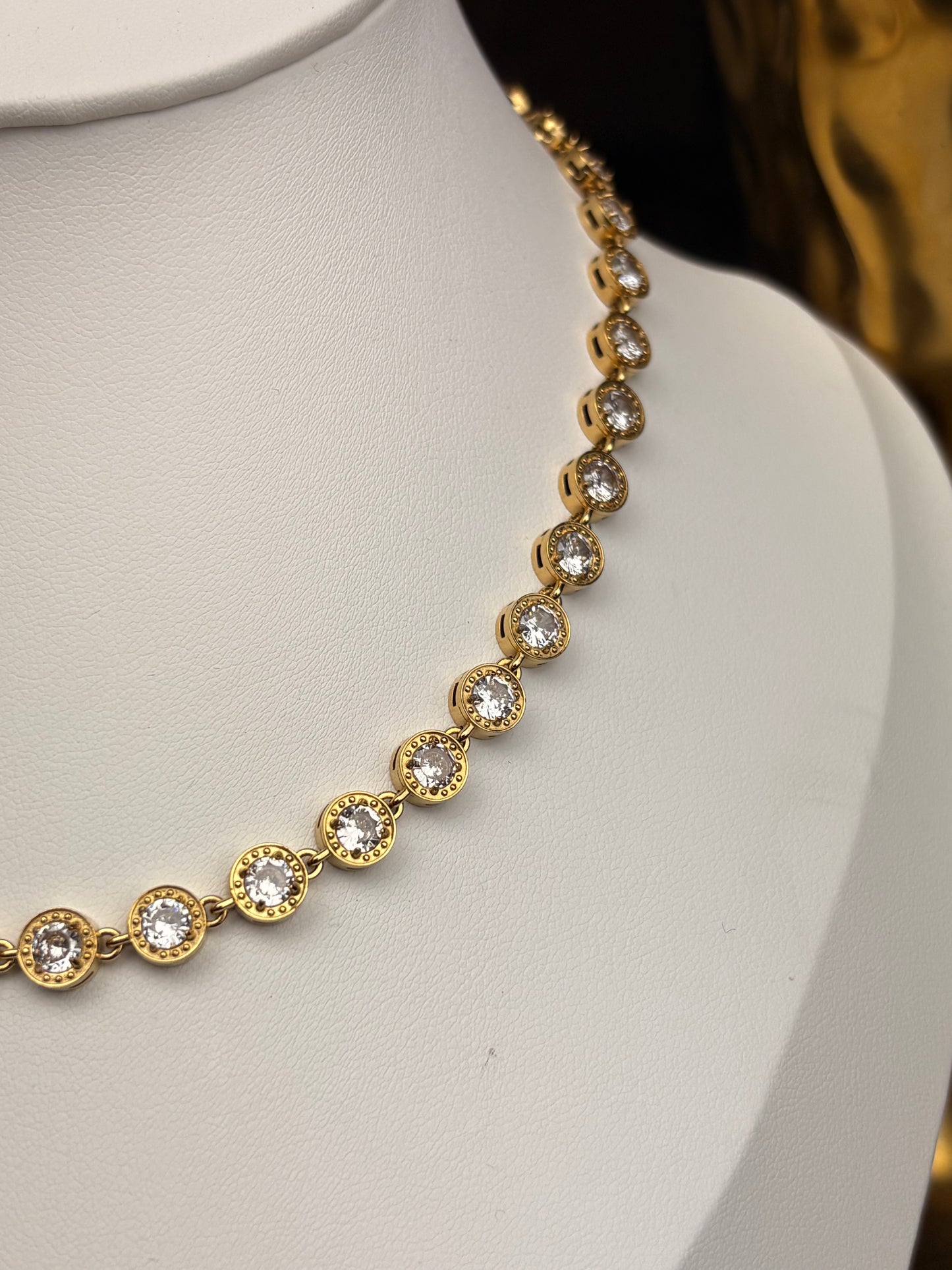 The Hendrix: Gold Water Resistant Necklace