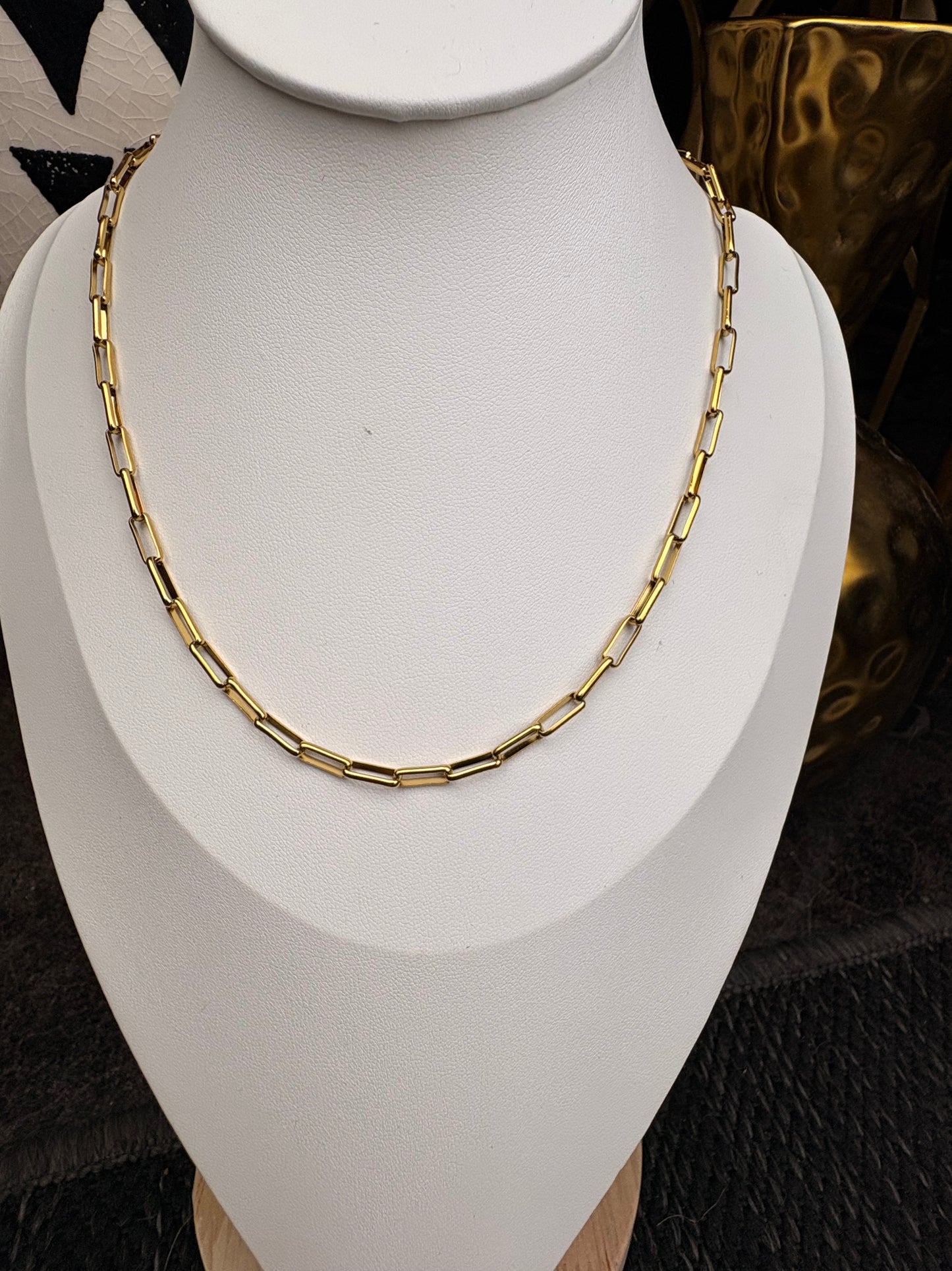The Nash : Gold Water Resistant Necklace