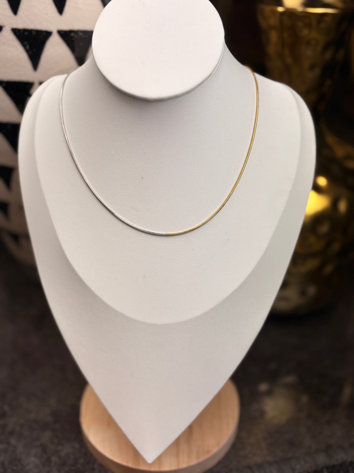 The Legend: Two Tone Water Resistant Necklace