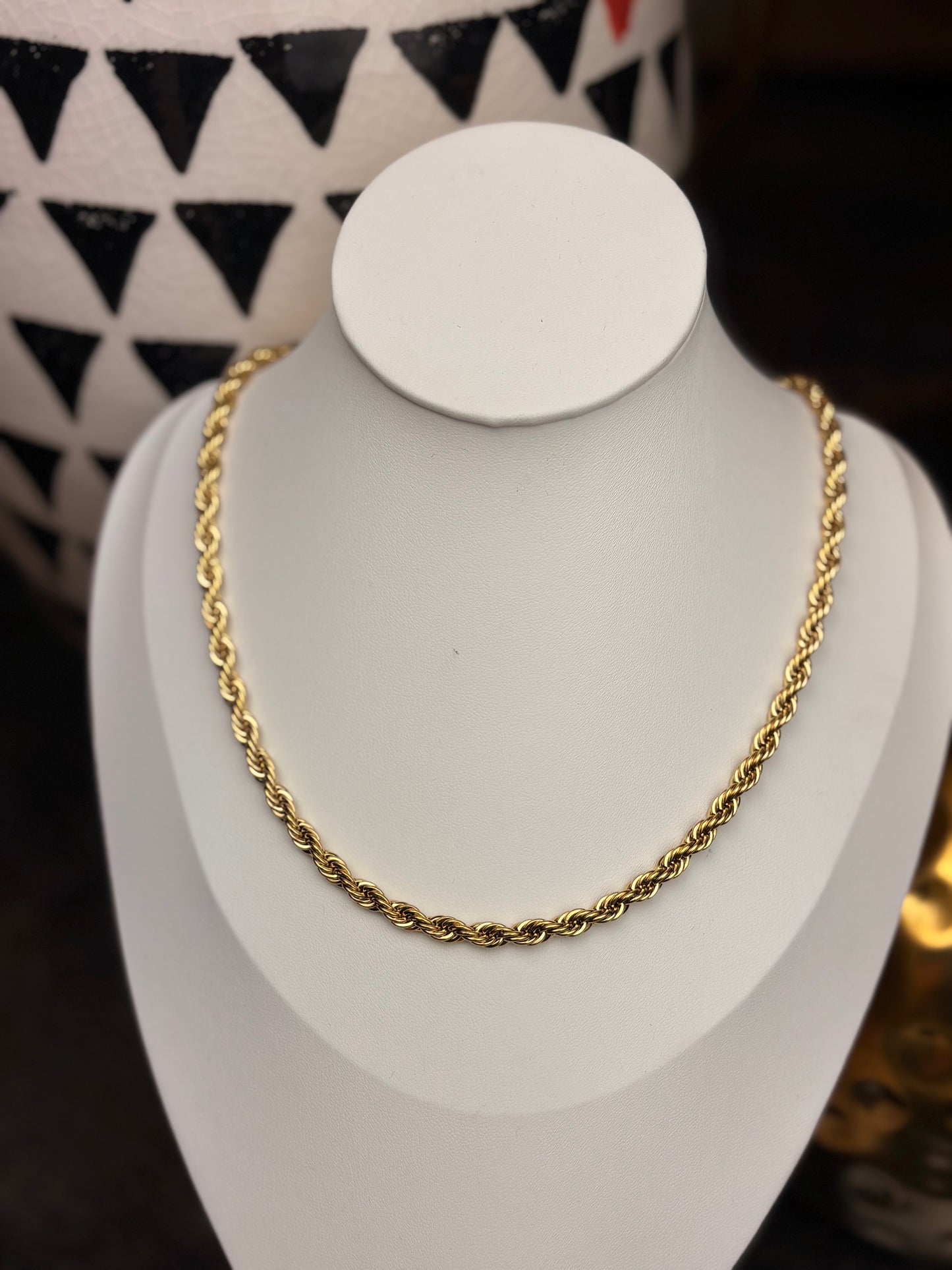 The Logan: Gold Water Resistant Necklace