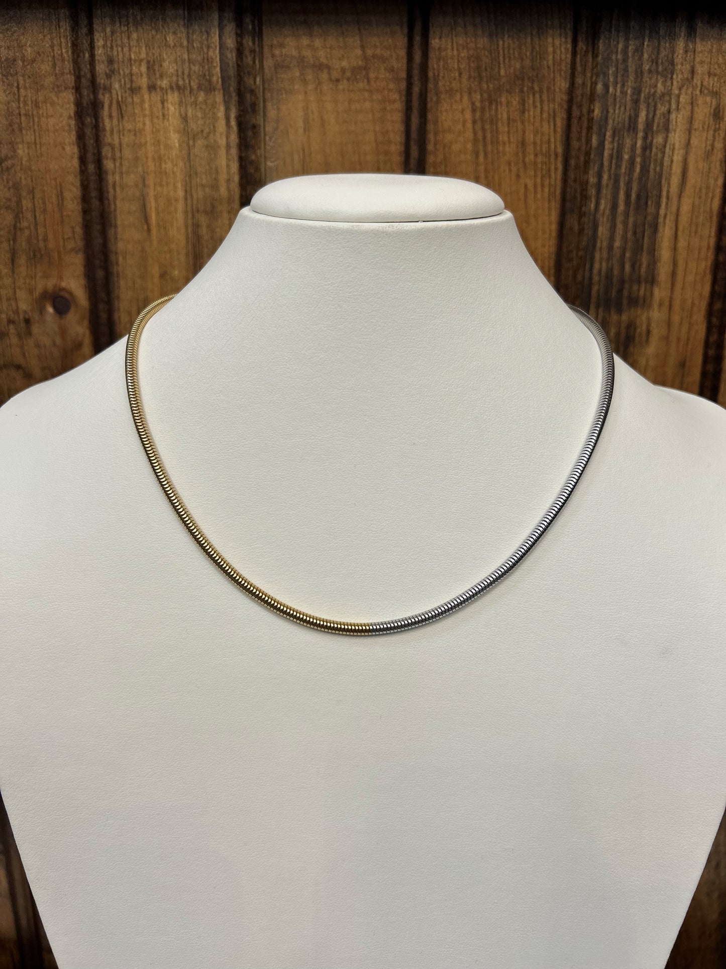 The Baylor: Water Resistant Gold Necklace