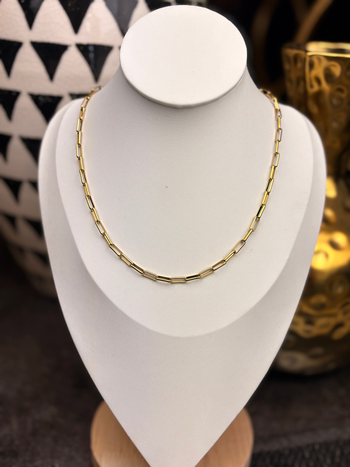 The Nash : Gold Water Resistant Necklace