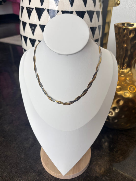 The Parker: Two Tone Necklace