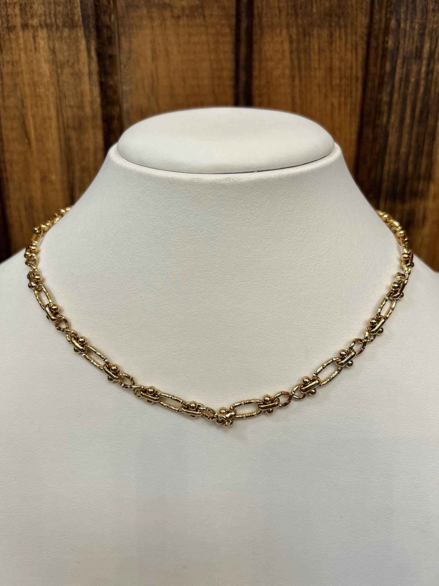 The Collins: Water Resistant Gold Necklace