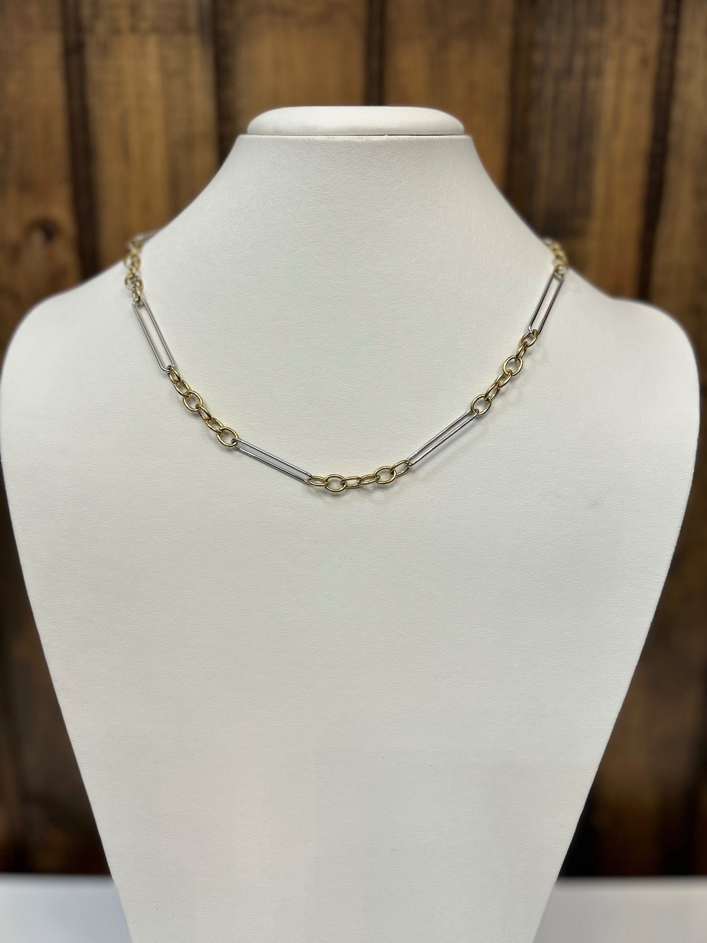 The Brixton: Water Resistant Gold Necklace