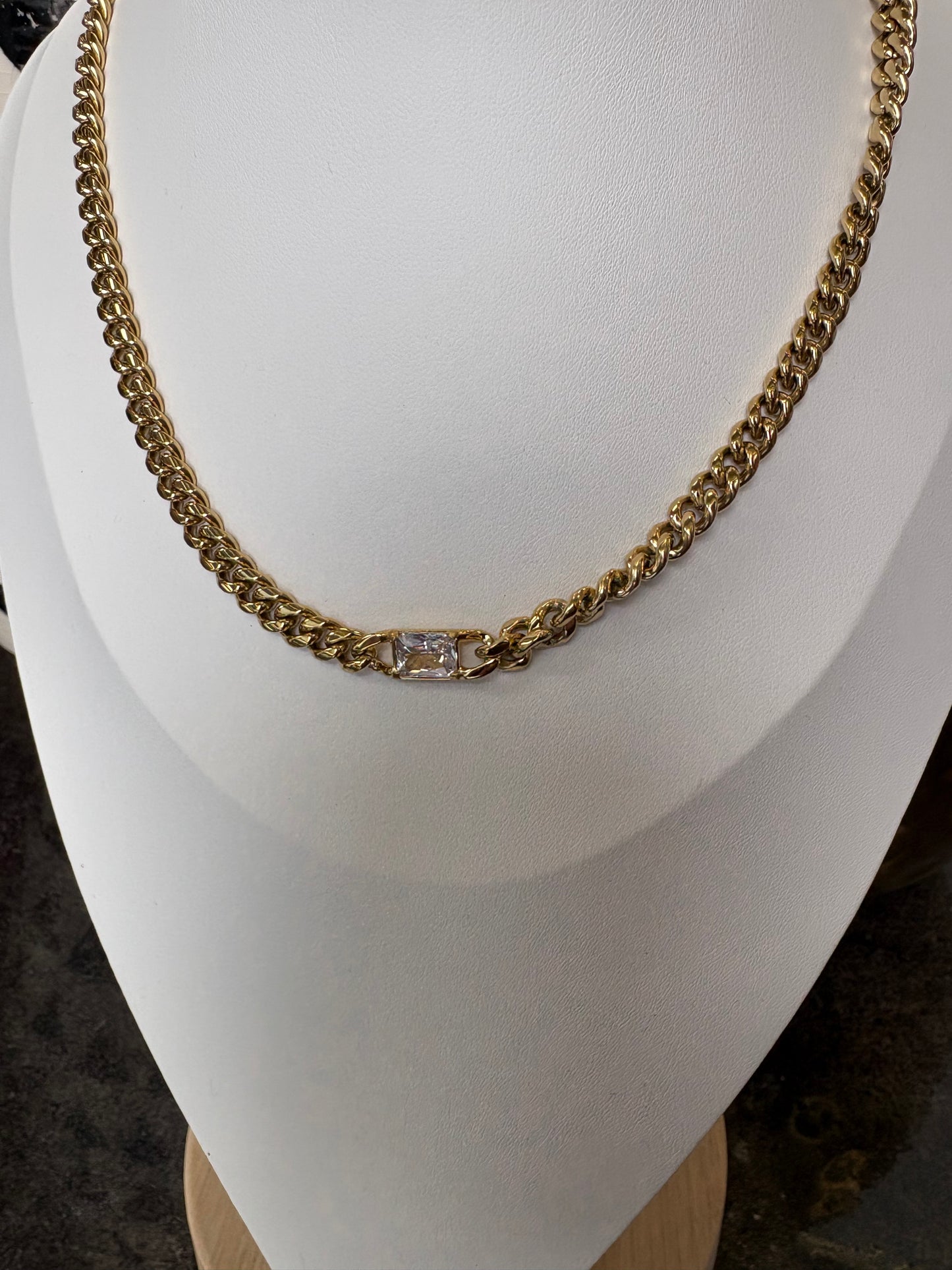 The Morgan : Gold Water Resistant Necklace