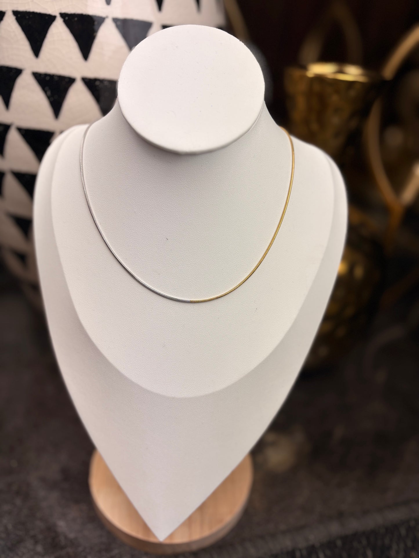 The Legend: Two Tone Water Resistant Necklace