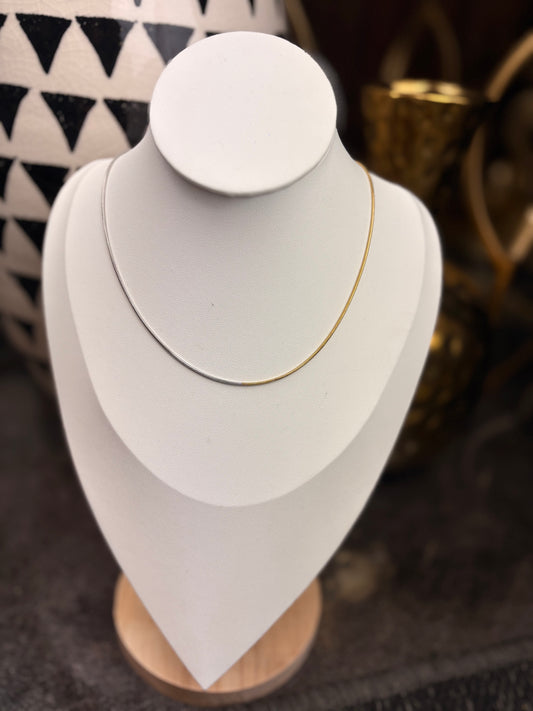 The Legend: Two Tone Water Resistant Necklace