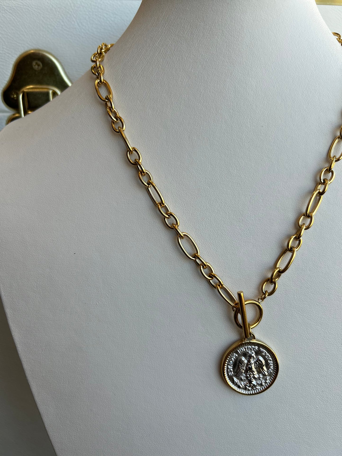 The Hayes: Water Resistant Gold Necklace