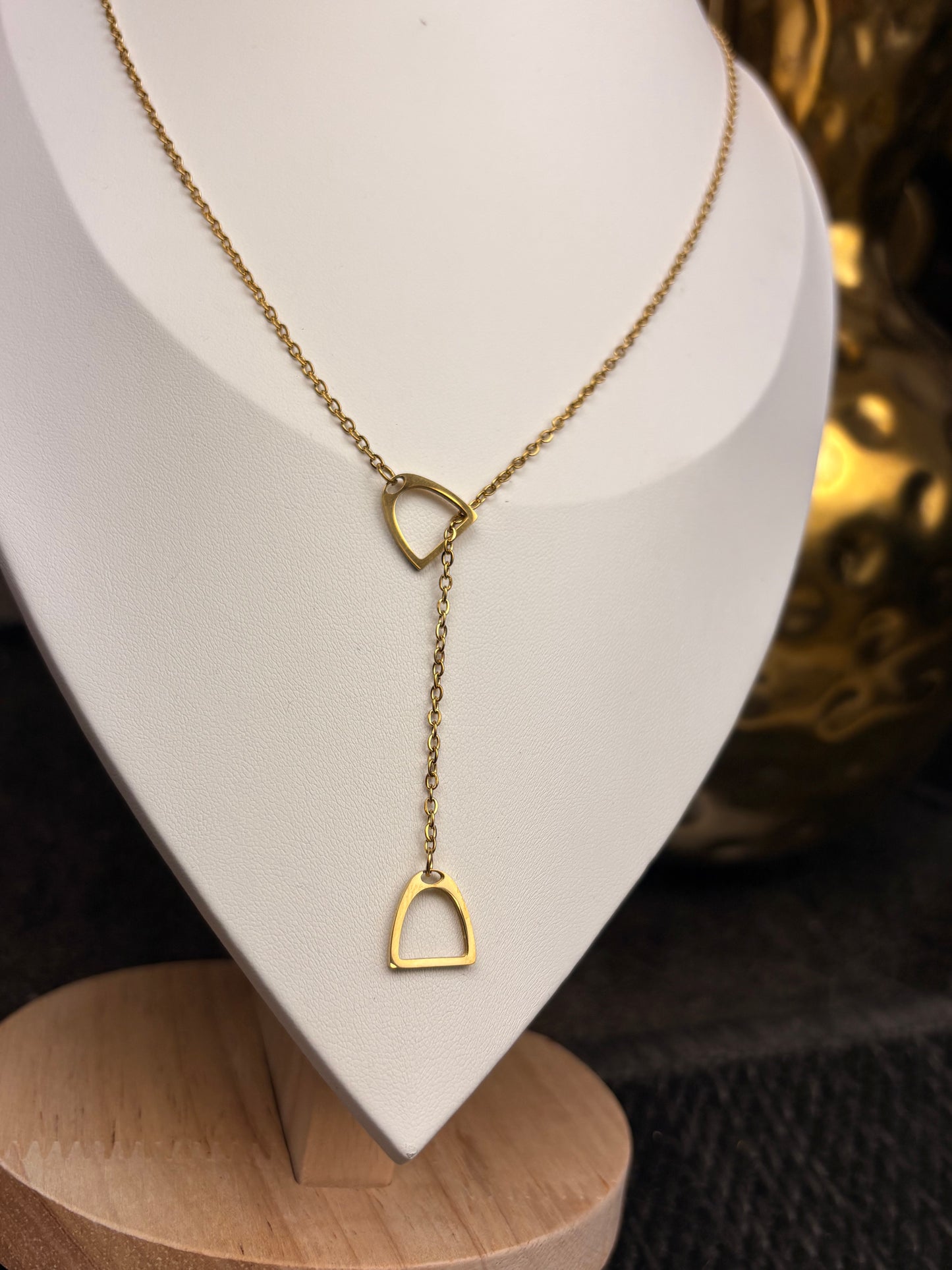 The Bronx : Gold Water Resistant Necklace