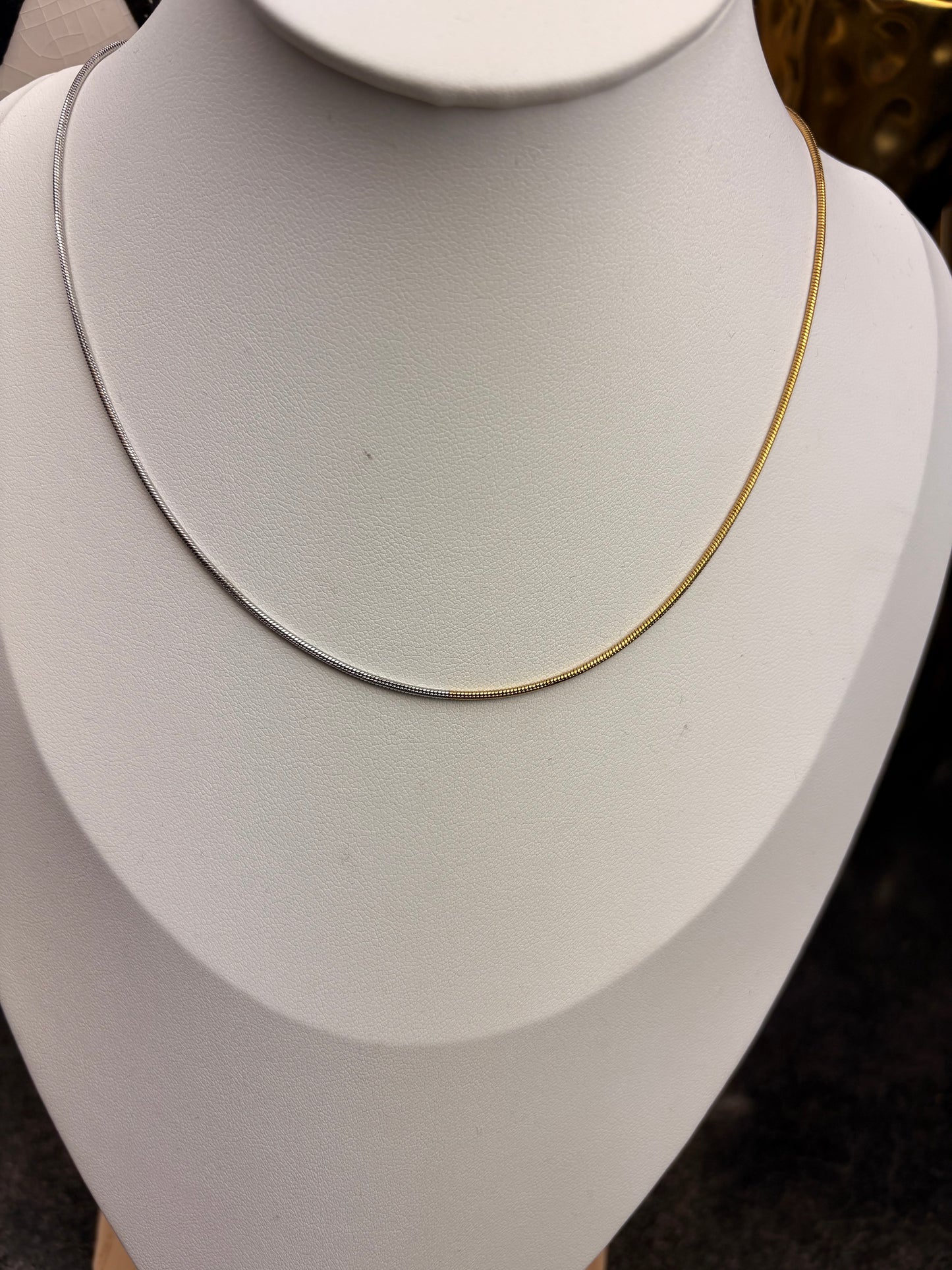 The Legend: Two Tone Water Resistant Necklace