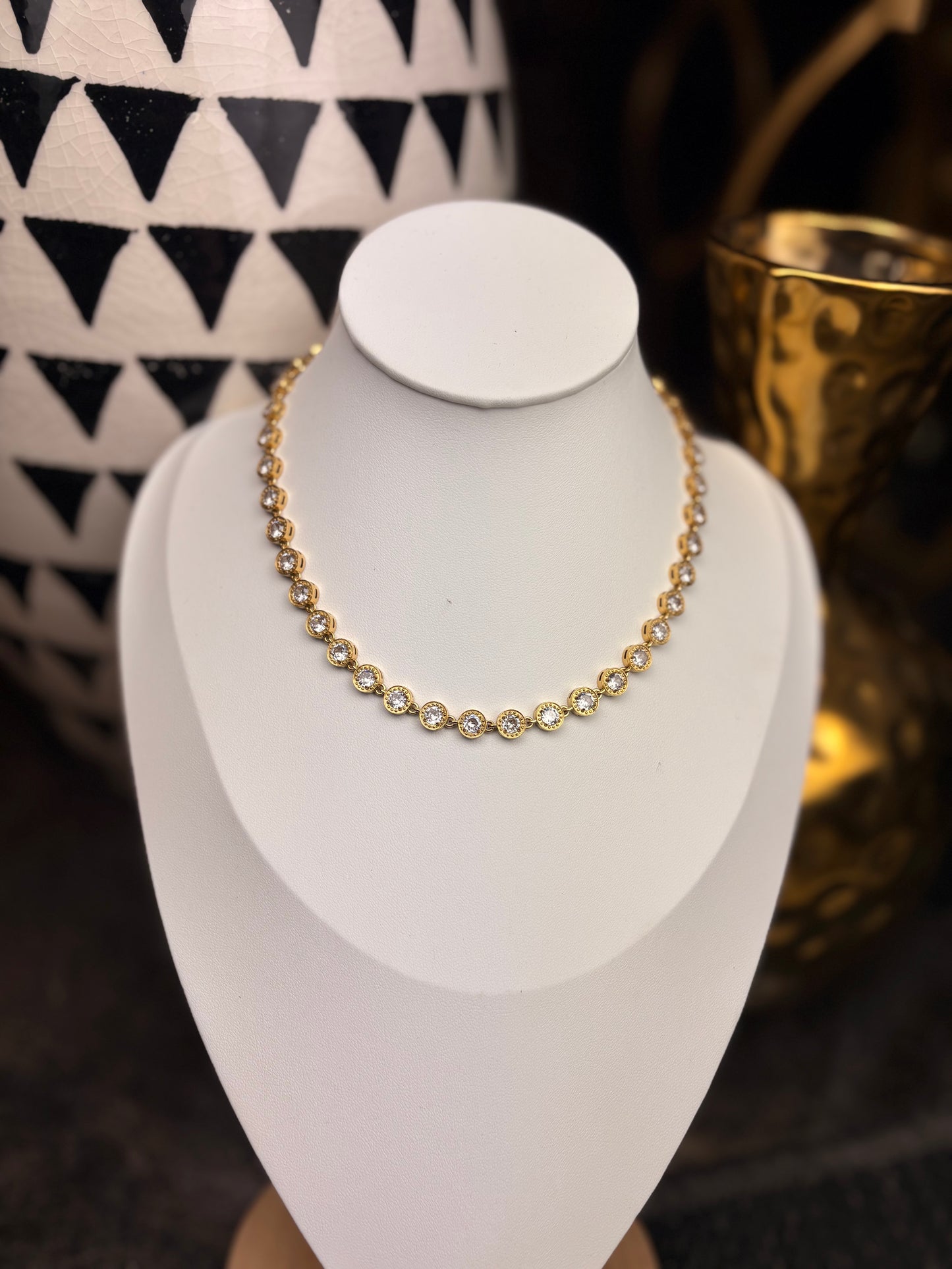 The Hendrix: Gold Water Resistant Necklace