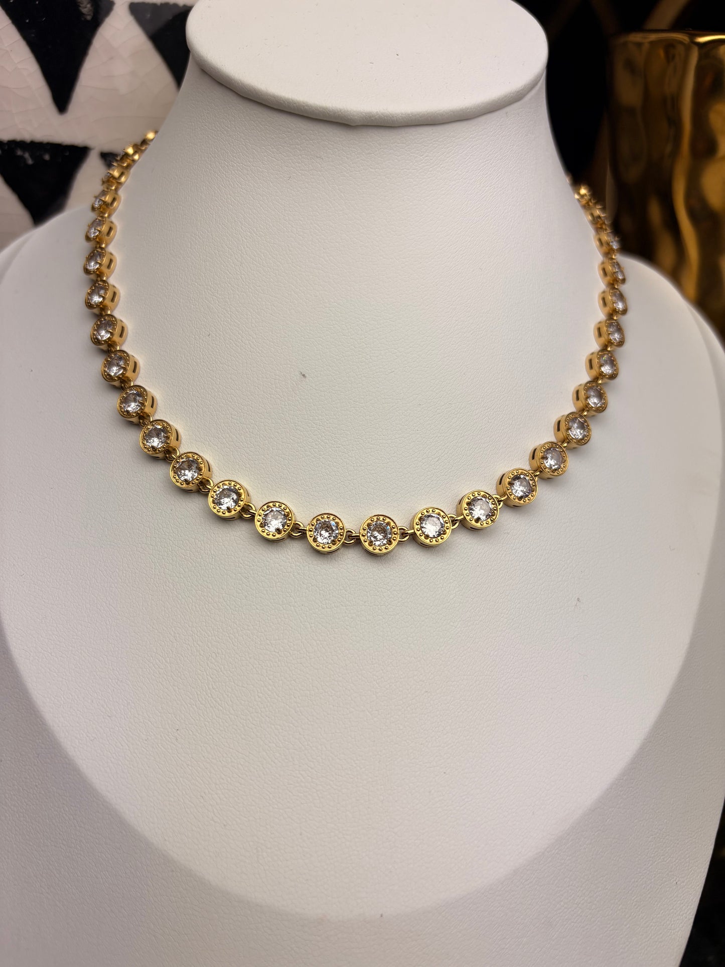 The Hendrix: Gold Water Resistant Necklace
