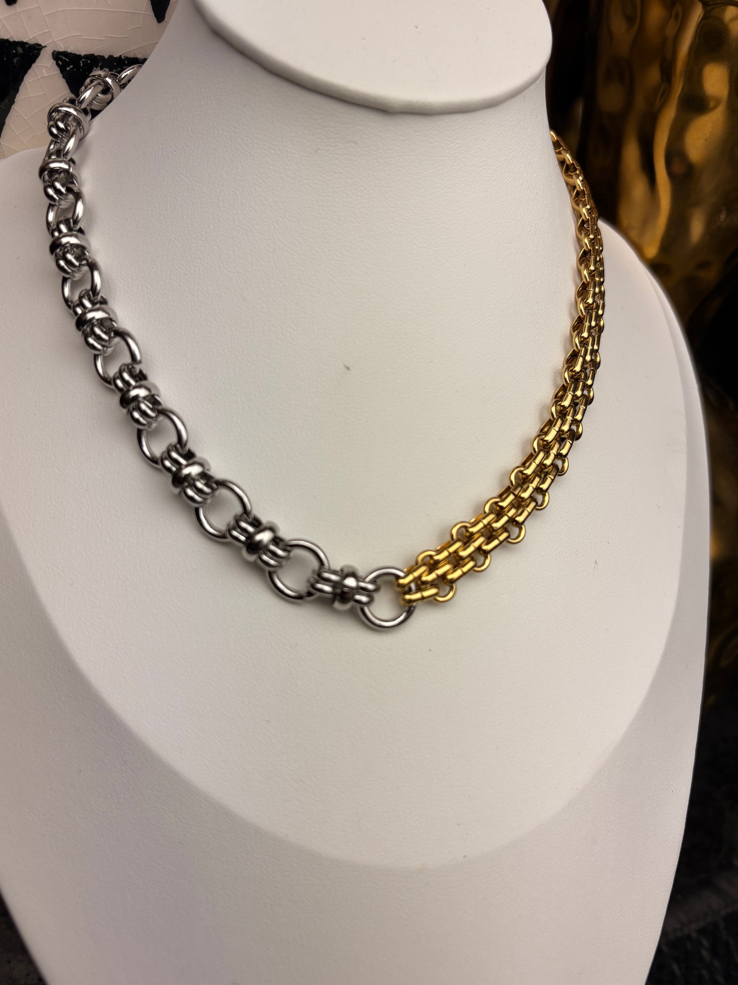 The Montana: Two Tone Necklace