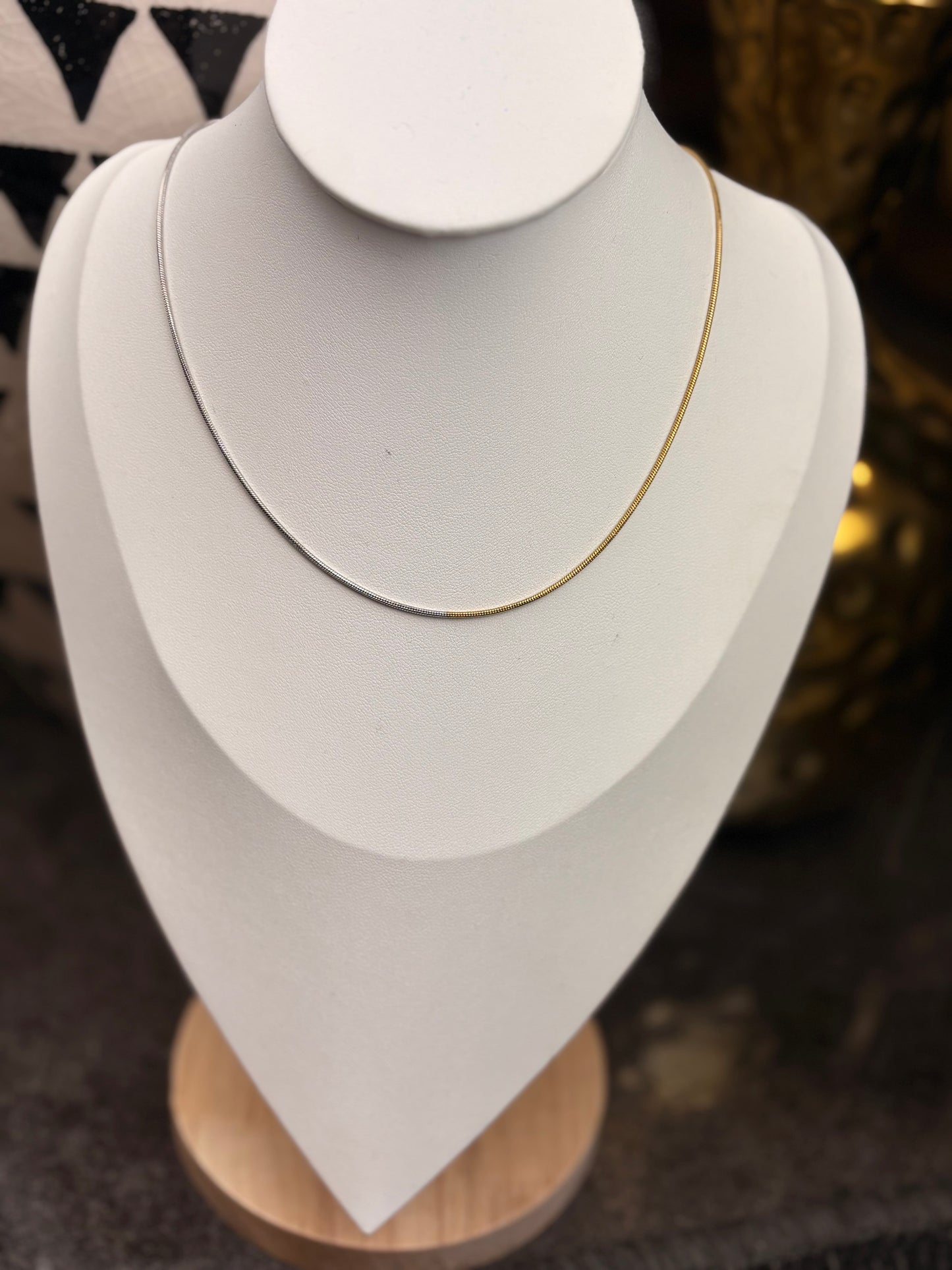The Legend: Two Tone Water Resistant Necklace