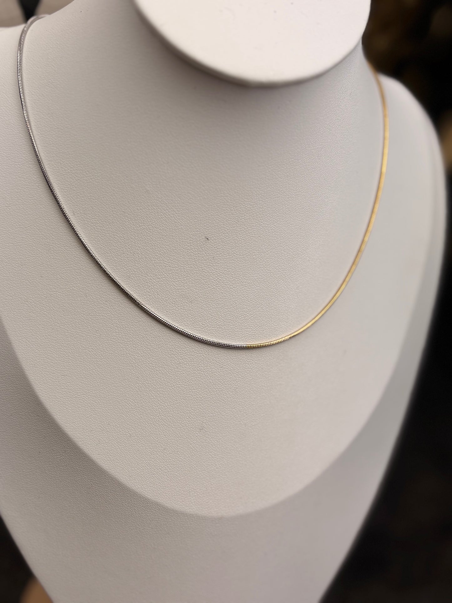 The Legend: Two Tone Water Resistant Necklace