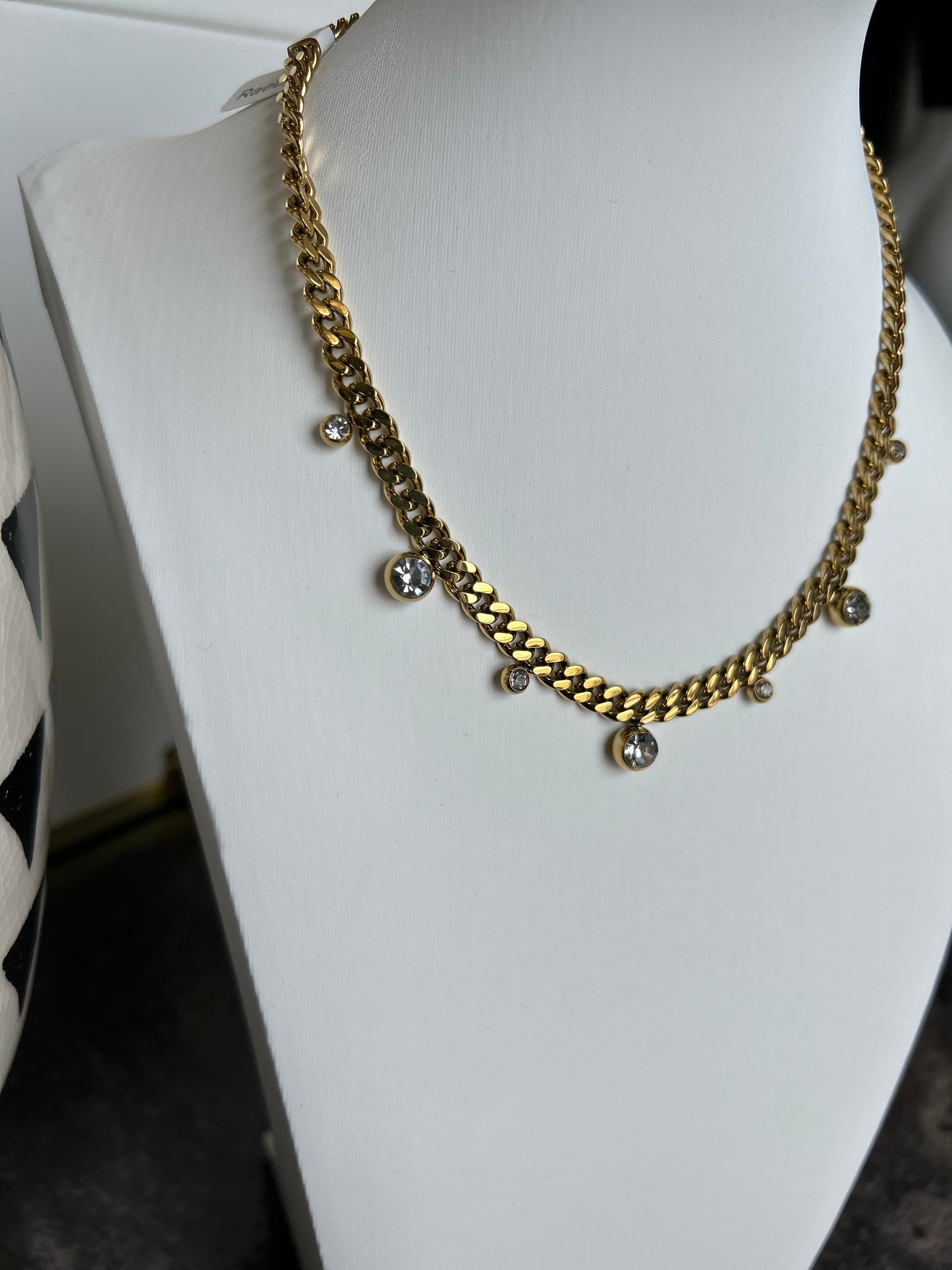 The RaeLynn: Water Resistant Gold Necklace