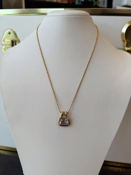 The Reba: Water Resistant Gold Necklace