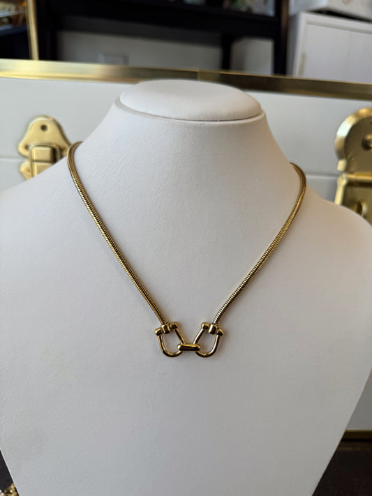 The Beaumont: Water Resistant Gold Necklace