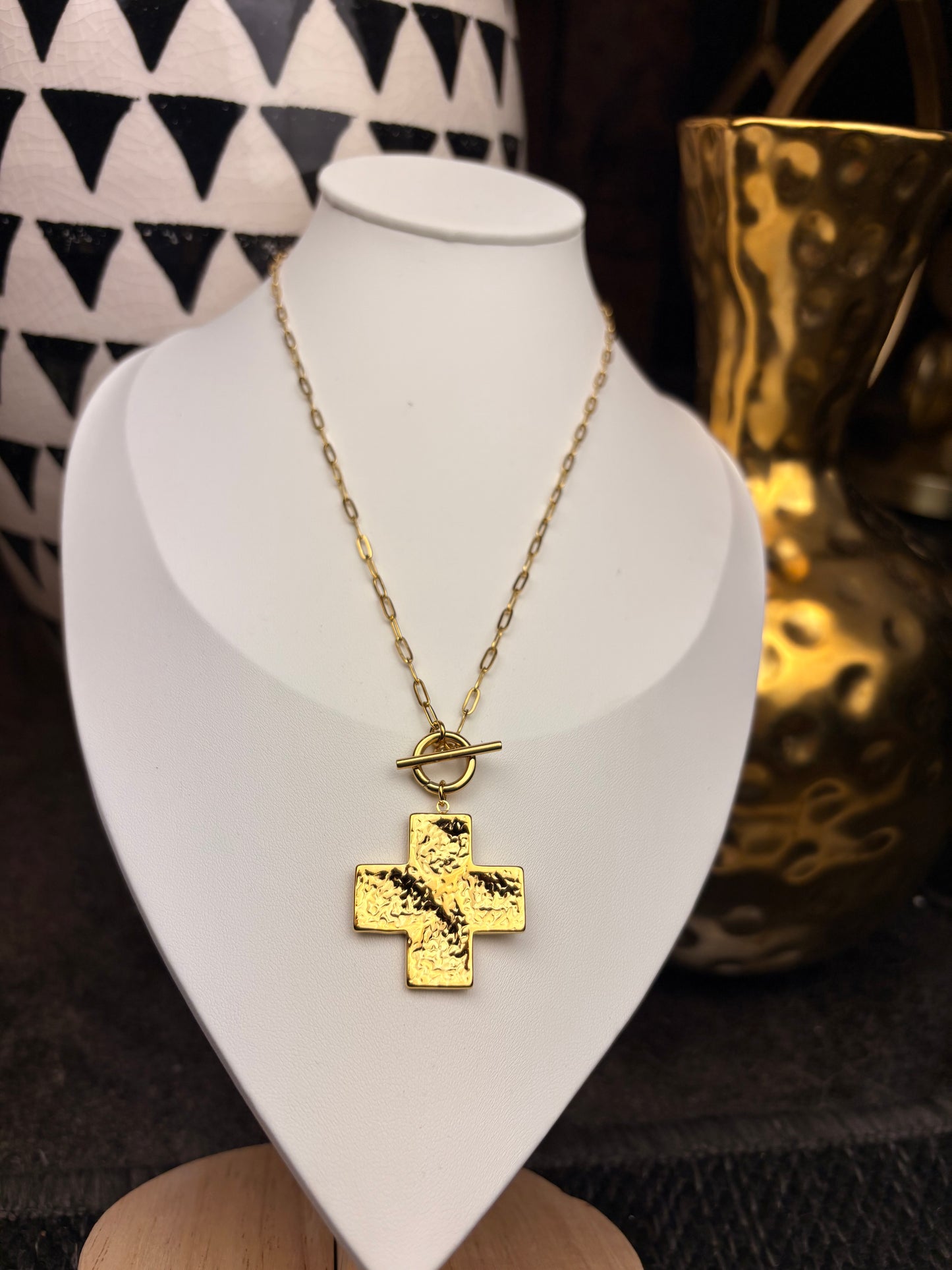 The Ridge: Gold Water Resistant Necklace