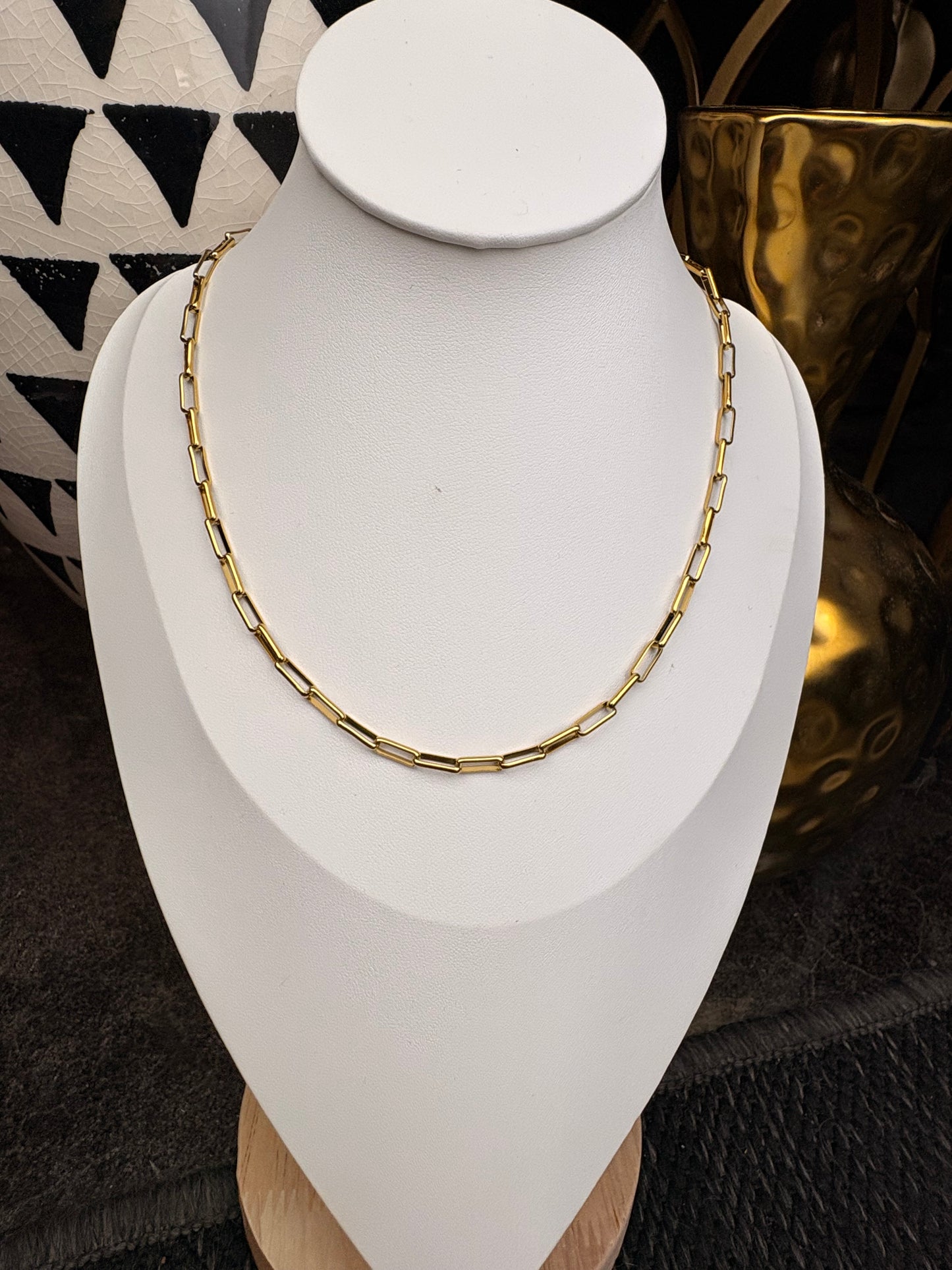 The Nash : Gold Water Resistant Necklace