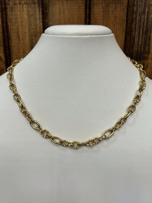 The Faye: Water Resistant Gold Necklace