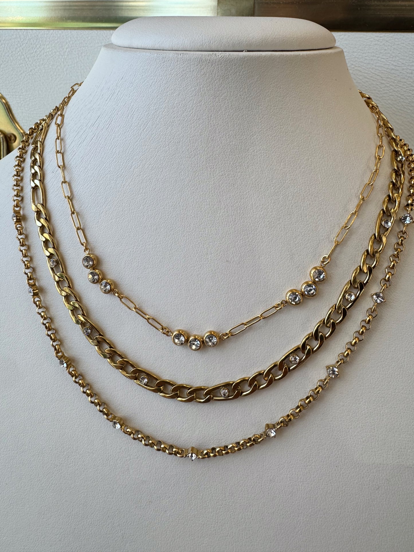 The Imogen: Water Resistant Gold Necklace