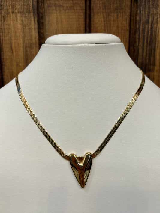 The Lillie: Water Resistant Gold Necklace