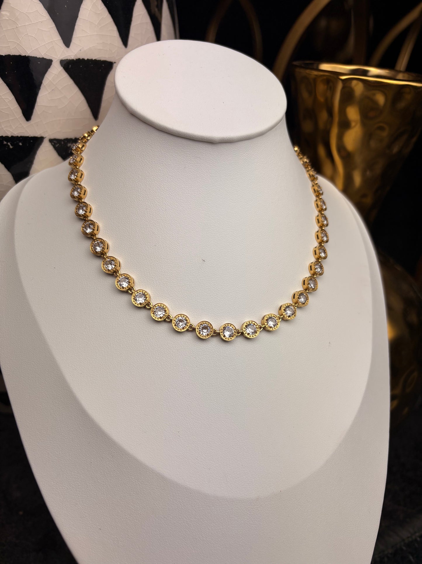 The Hendrix: Gold Water Resistant Necklace