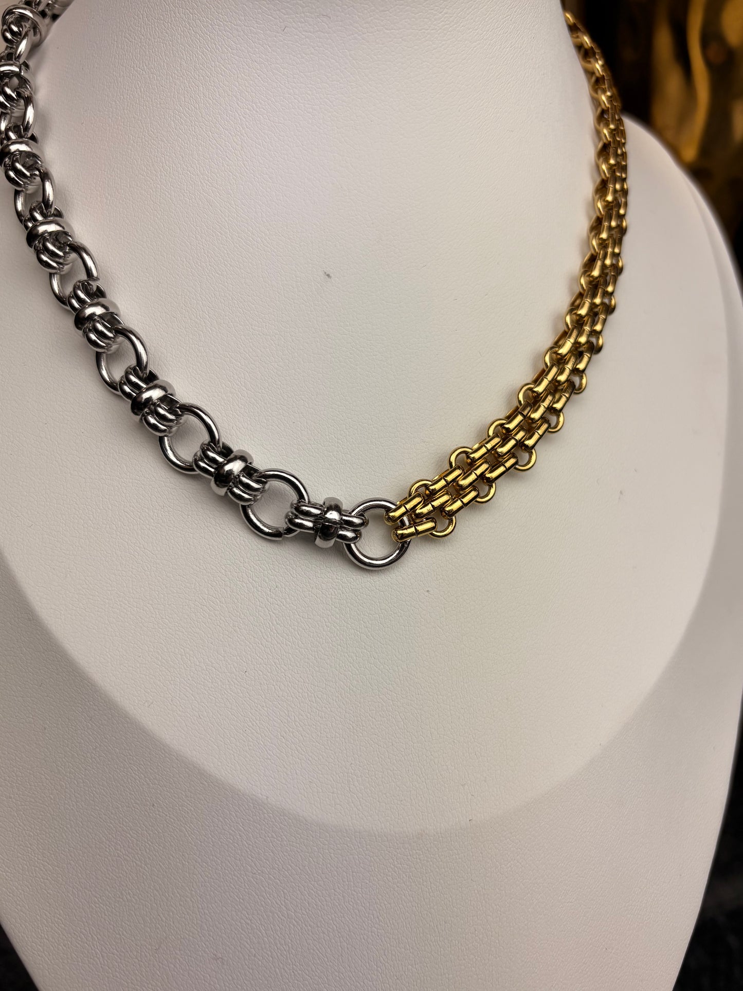 The Montana: Two Tone Necklace