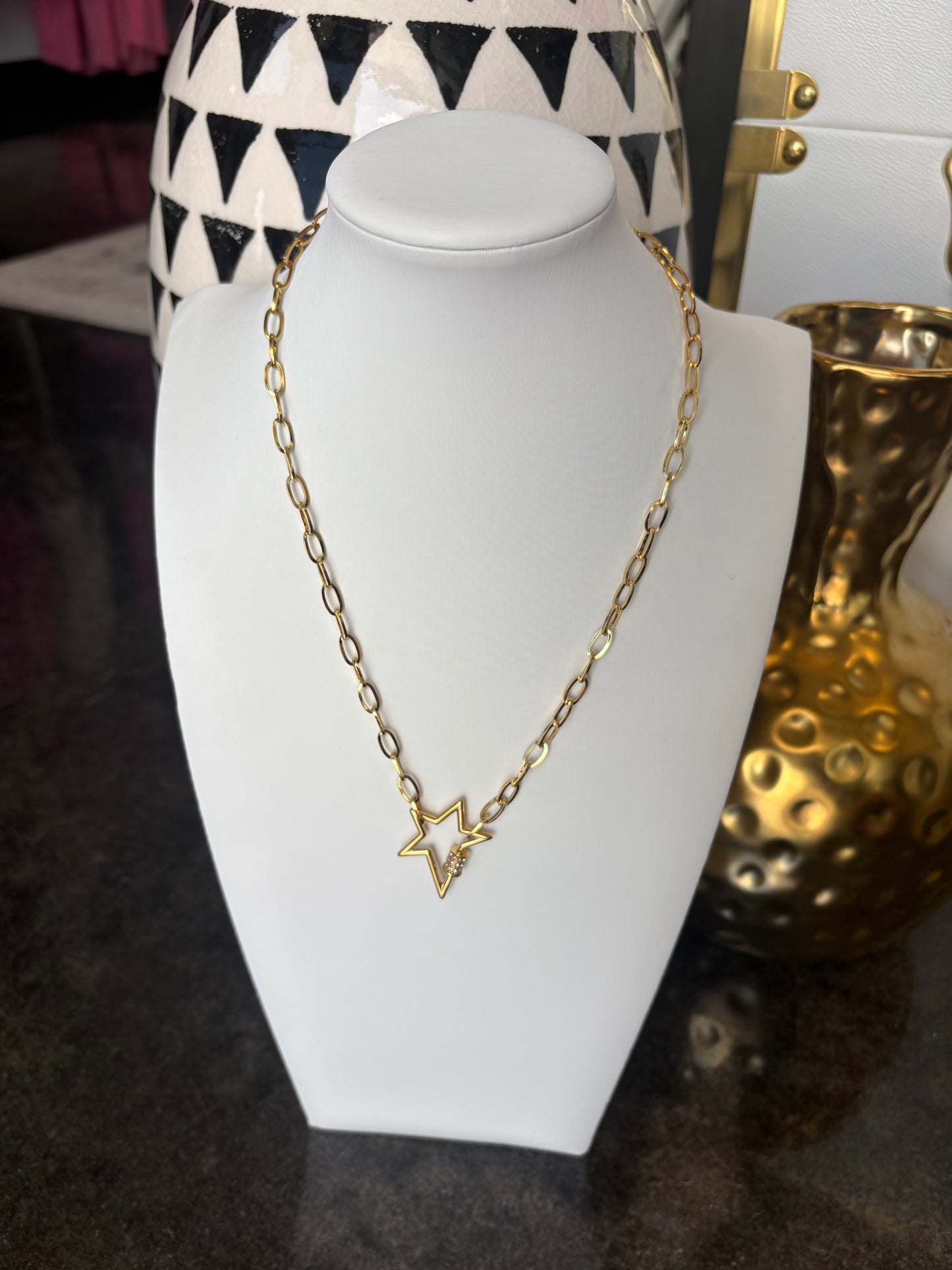 The Miley: Gold Water Resistant Necklace