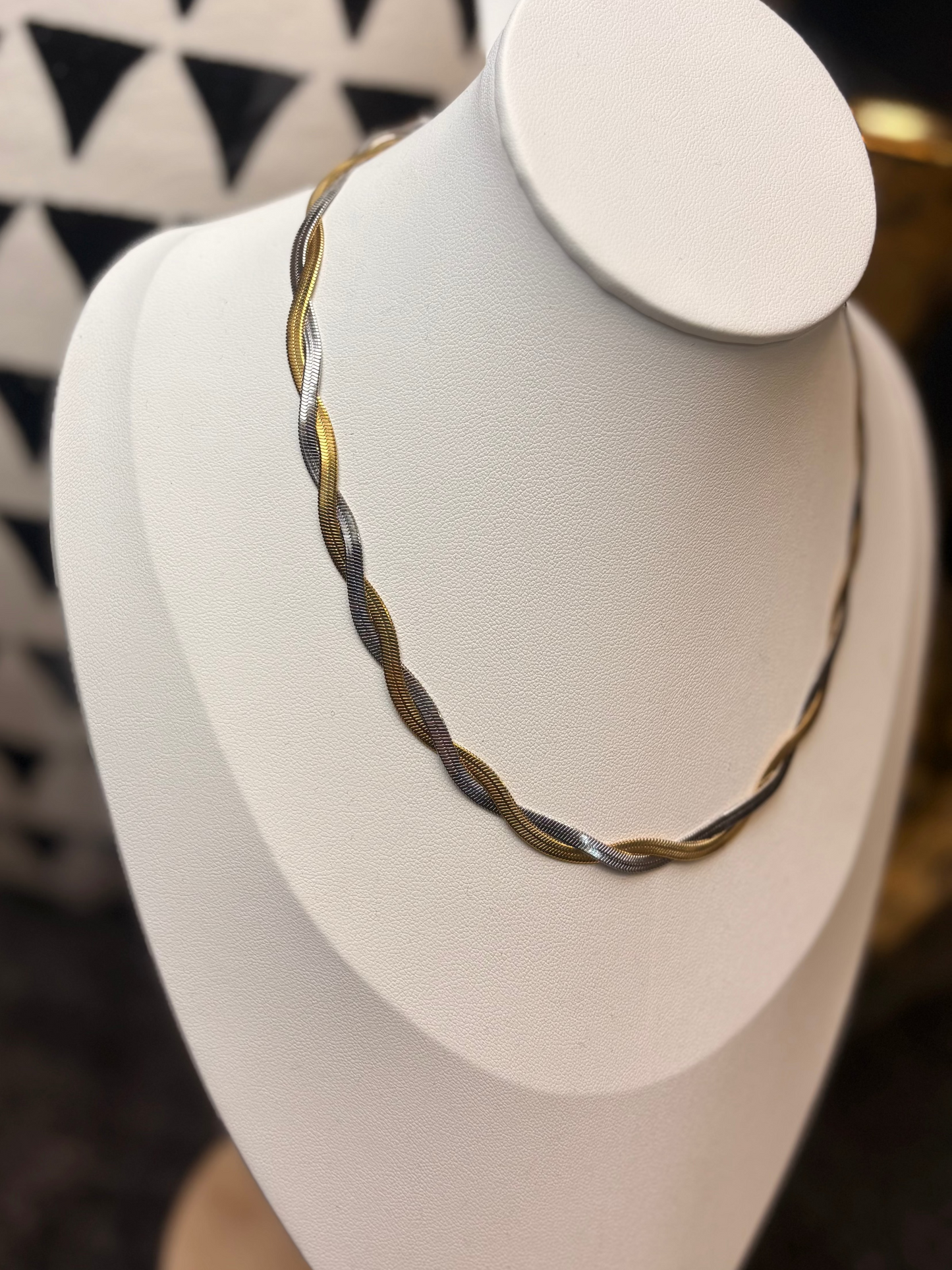 The Parker: Two Tone Necklace